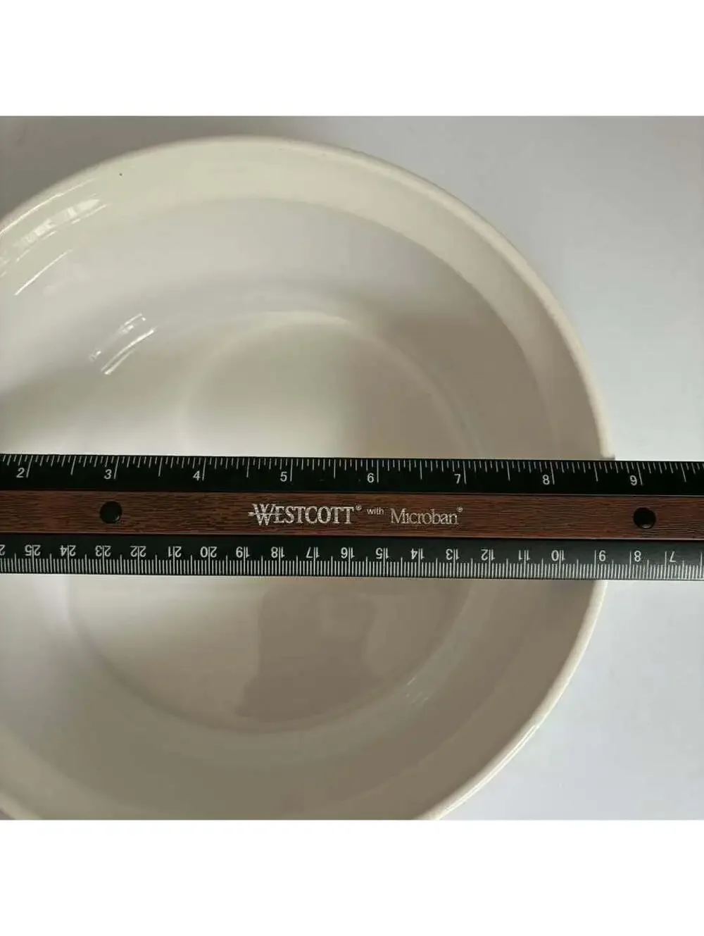 Vintage CorningWare French White F-1-B 2.5 Qt Casserole USA NOS Label No Lid